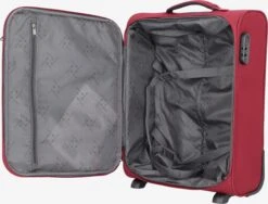 Travelite Tassen & Rugzakken Trolley Cabin Heren Rood -Bag Verkoop 5222f53848d945ff471e6d11436a3231