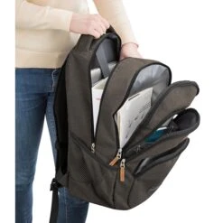 Travelite Basics Backpack Melange Brown -Bag Verkoop image 1293