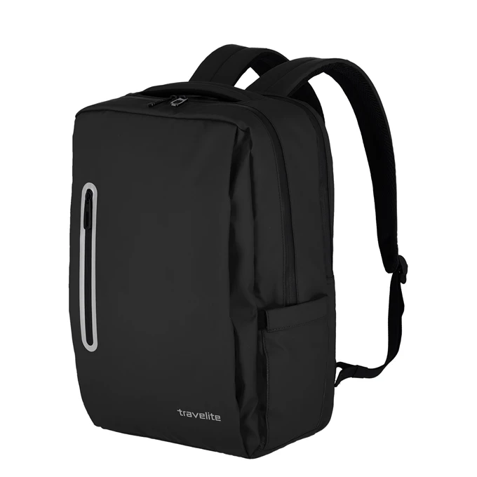 Travelite Basics Boxy Backpack Black 3 Travelite Basics Boxy Backpack Black - Afbeelding 3