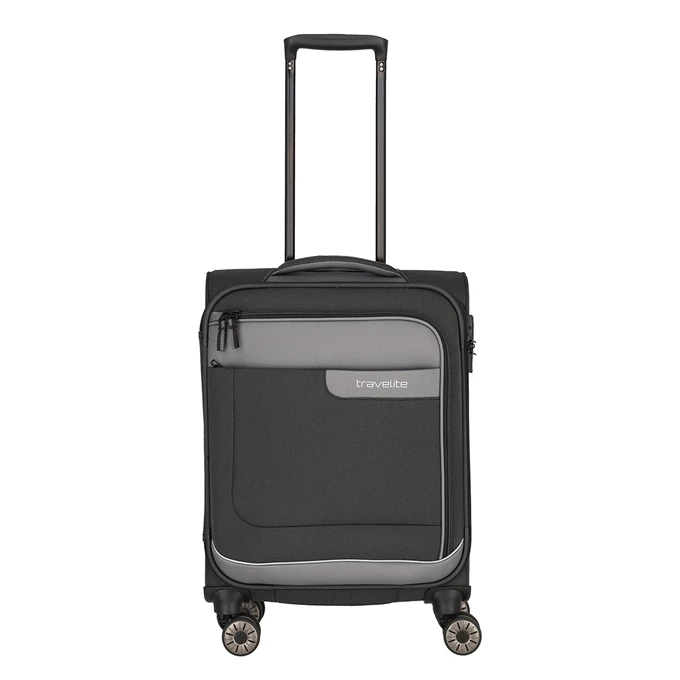 Travelite Viia 4 Wheel Trolley S Anthracite 1 Travelite Viia 4 Wheel Trolley S Anthracite