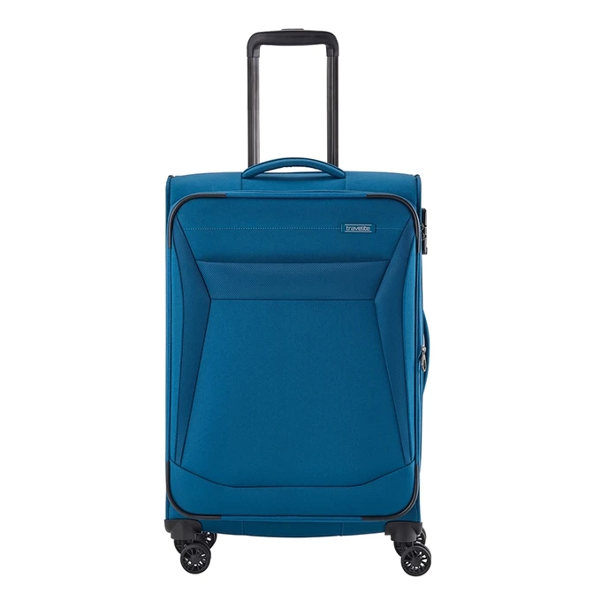 Travelite Chios 4 Wiel Trolley M Petrol 1 Travelite Chios 4 Wiel Trolley M Petrol