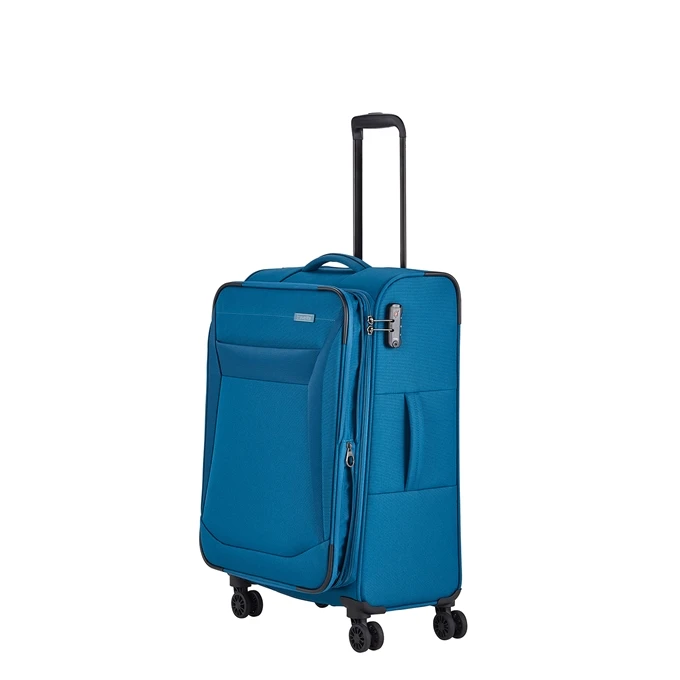 Travelite Chios 4 Wiel Trolley M Petrol 4 Travelite Chios 4 Wiel Trolley M Petrol - Afbeelding 4