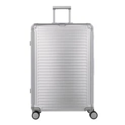 Travelite Next Aluminium 4 Wiel Trolley L Silver