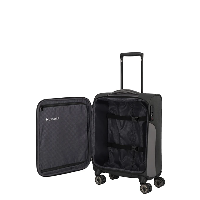 Travelite Viia 4 Wheel Trolley S Anthracite 7 Travelite Viia 4 Wheel Trolley S Anthracite - Afbeelding 7