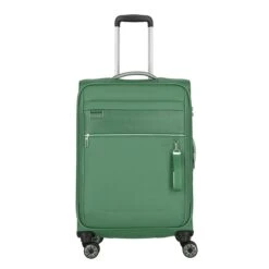 Travelite Miigo 4 Wheel Trolley M Expandable Green