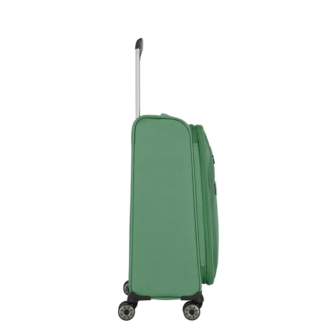 Travelite Miigo 4 Wheel Trolley M Expandable Green 4 Travelite Miigo 4 Wheel Trolley M Expandable Green - Afbeelding 4
