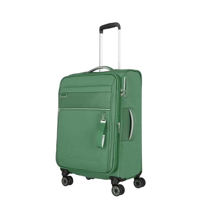 Travelite Miigo 4 Wheel Trolley M Expandable Green 5 Travelite Miigo 4 Wheel Trolley M Expandable Green - Afbeelding 5