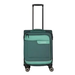 Travelite Viia 4 Wheel Trolley S Green