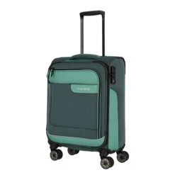 Travelite Viia 4 Wheel Trolley S Green -Bag Verkoop image 234