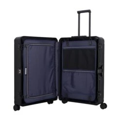Travelite Next Aluminium 4 Wiel Trolley L Black -Bag Verkoop image 29