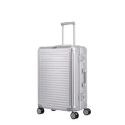 Travelite Next Aluminium 4 Wiel Trolley M Silver -Bag Verkoop image 34
