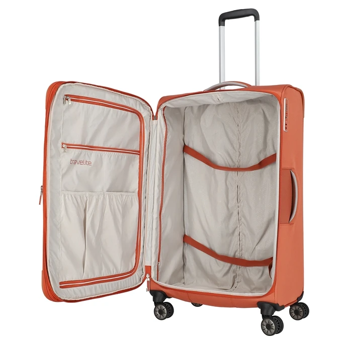 Travelite Miigo 4 Wheel Trolley L Expandable Copper/chutney 8 Travelite Miigo 4 Wheel Trolley L Expandable Copper/chutney - Afbeelding 8