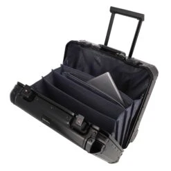 Travelite Next Aluminium Business Wheeler Black -Bag Verkoop image 557