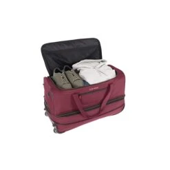 Travelite Basics Wheeled Duffle 70 Expandable Dark Red -Bag Verkoop image 568
