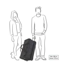 Travelite Basics Wheeled Duffle 70 Expandable Grey -Bag Verkoop image 578