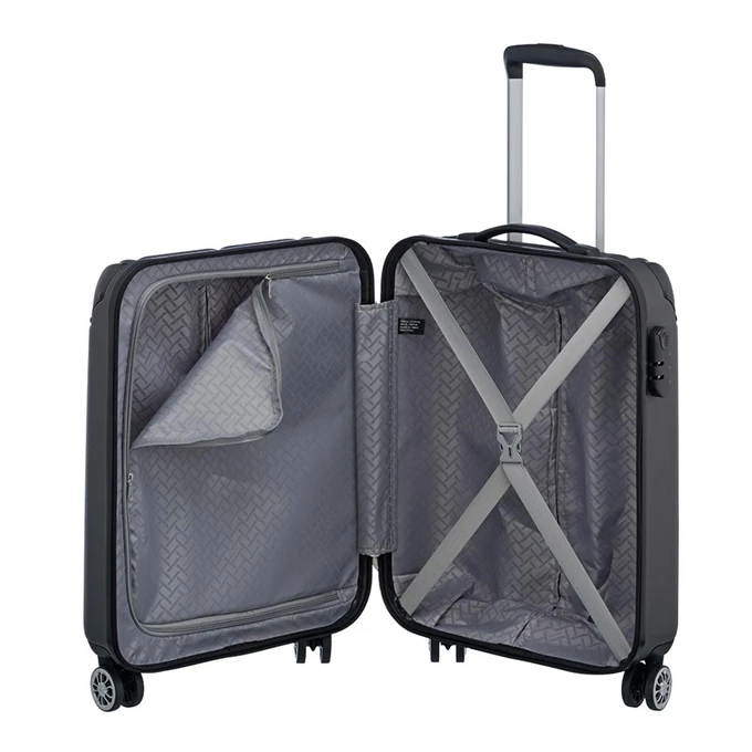 Travelite City 4 Wiel Trolley S Antraciet 7 Travelite City 4 Wiel Trolley S Antraciet - Afbeelding 7