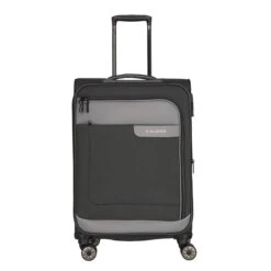 Travelite Viia 4 Wheel Trolley M Expandable Anthracite