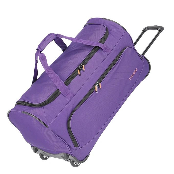 Travelite Basics Fresh Trolley Travel Bag 71 Lilac 1 Travelite Basics Fresh Trolley Travel Bag 71 Lilac