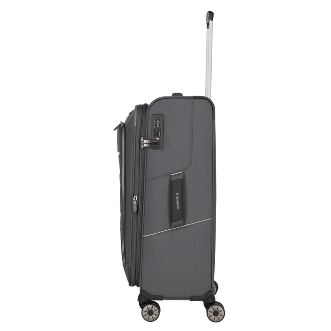 Travelite Skaii 4 Wheel Trolley M Expandable Anthracite 4 Travelite Skaii 4 Wheel Trolley M Expandable Anthracite - Afbeelding 4