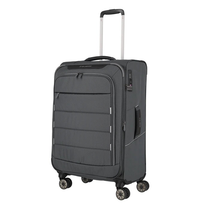 Travelite Skaii 4 Wheel Trolley M Expandable Anthracite 6 Travelite Skaii 4 Wheel Trolley M Expandable Anthracite - Afbeelding 6
