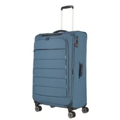 Travelite Skaii 4 Wheel Trolley L Expandable Blue -Bag Verkoop image 617