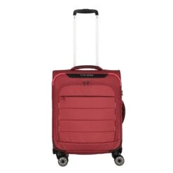 Travelite Skaii 4 Wheel Trolley S Red
