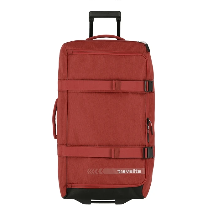 Travelite Kick Off Wheeled Duffle L Red 1 Travelite Kick Off Wheeled Duffle L Red