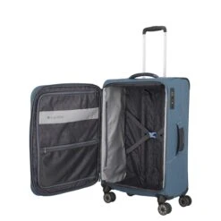 Travelite Skaii 4 Wheel Trolley M Expandable Blue -Bag Verkoop image 794
