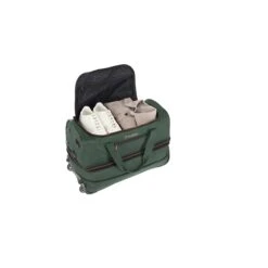 Travelite Basics Wheeled Duffle 55 Expandable Dark Green 10 Travelite Basics Wheeled Duffle 55 Expandable Dark Green -Bag Verkoop image 817