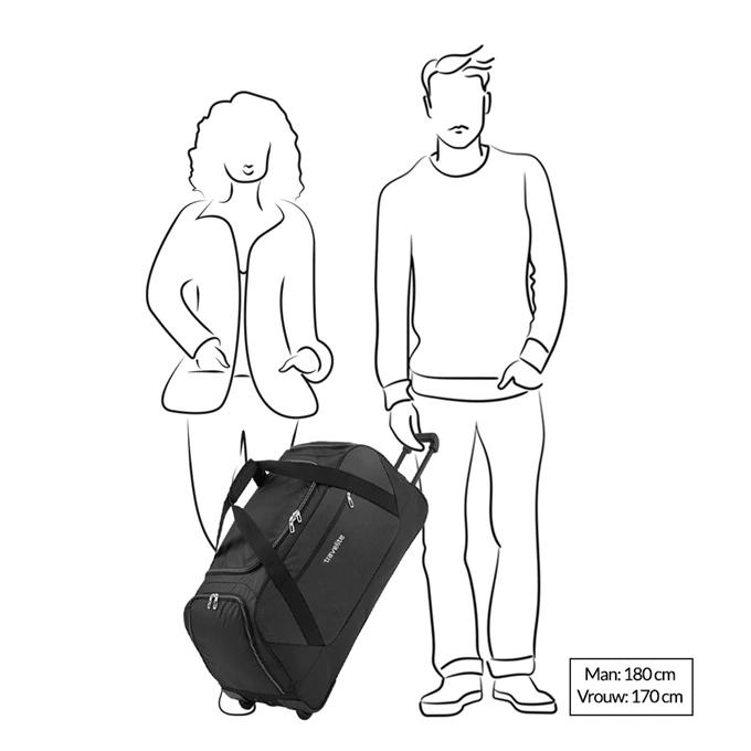 Travelite Kick Off Wheeled Duffle Red 2 Travelite Kick Off Wheeled Duffle Red - Afbeelding 2