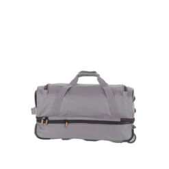 Travelite Basics Wheeled Duffle 55 Expandable Grey -Bag Verkoop image 866