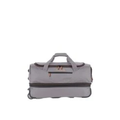 Travelite Basics Wheeled Duffle 55 Expandable Grey -Bag Verkoop image 868