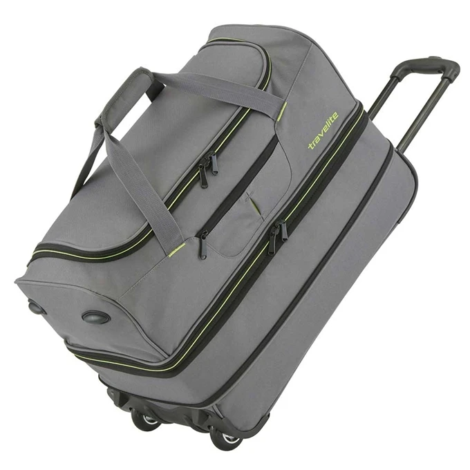 Travelite Basics Wheeled Duffle 55 Expandable Black 12 Travelite Basics Wheeled Duffle 55 Expandable Black - Afbeelding 12
